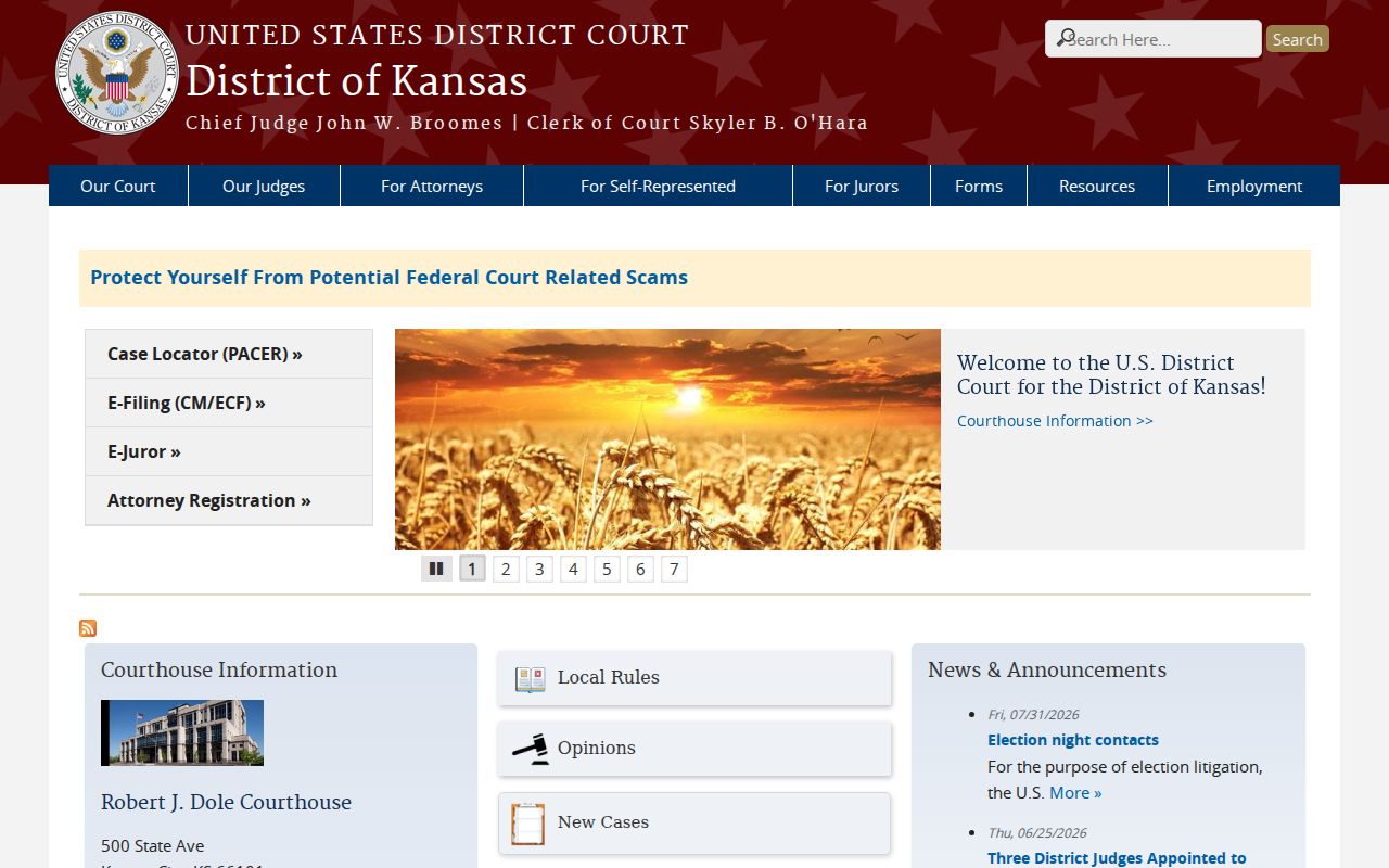 Gaylord court records federal district court source view