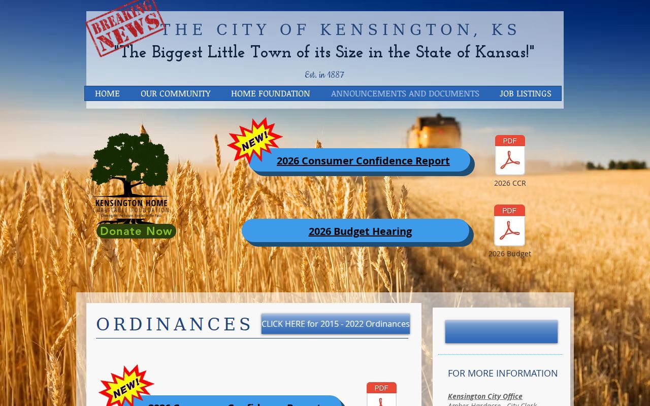 Kensington court records ordinance archive