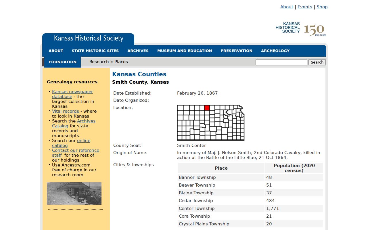 Smith County court docket historical county source
